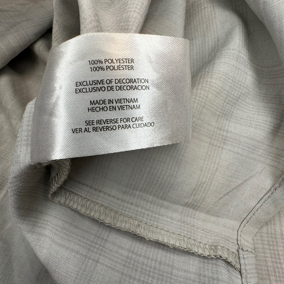 New ORVIS River Guide Short Sleeve Shirt XL Gray Titanium Plaid SPF Outdoor - Picture 9 of 11
